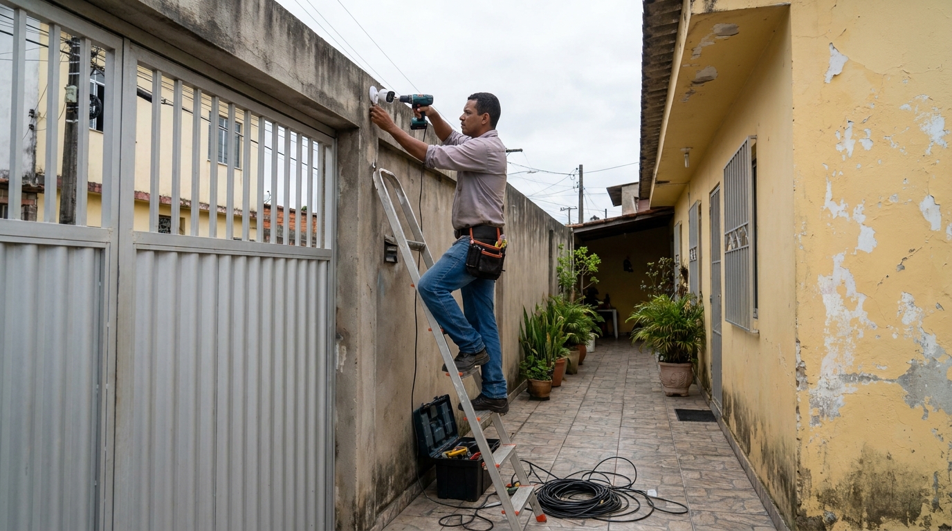 Passagem de Cabeamento na Glória, Sete Lagoas‑MG